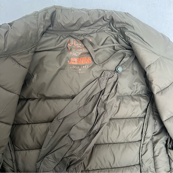 Forest Green Puffer Jacket - Picture 3 of 3